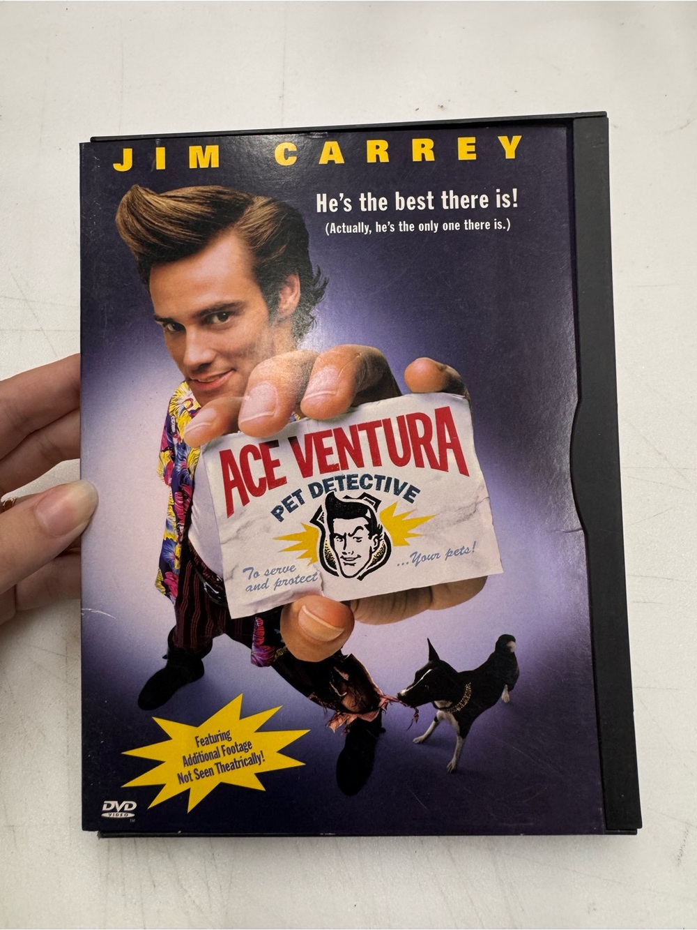 Ace Ventura Pet Detective DVD Jim Carrey Disc Tested, Working
